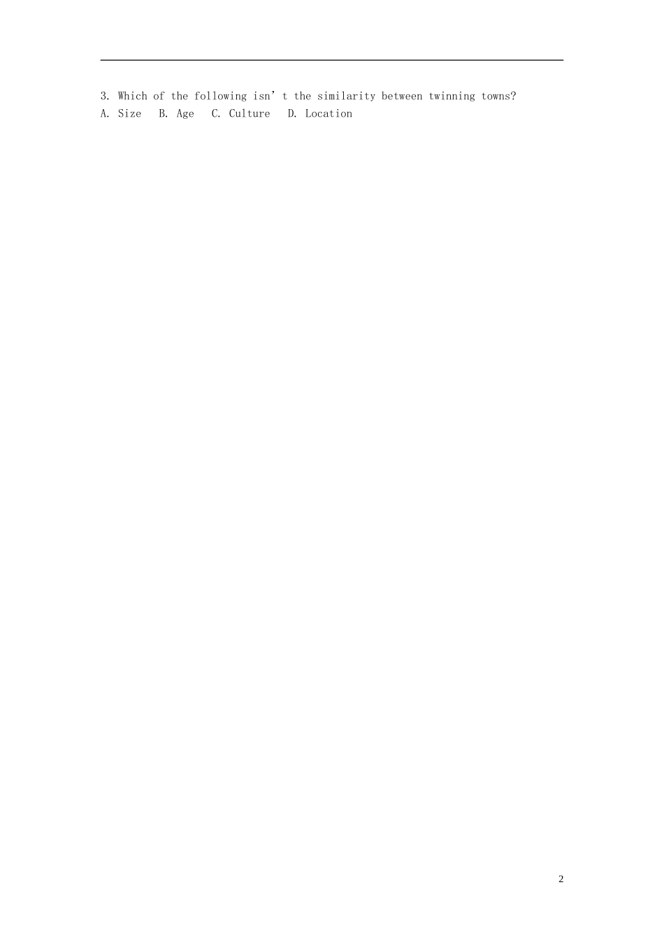 山西省吕梁市石楼县石楼中学高三英语一轮复习 Module 3 Body language and non verbal communication导学案1_第2页