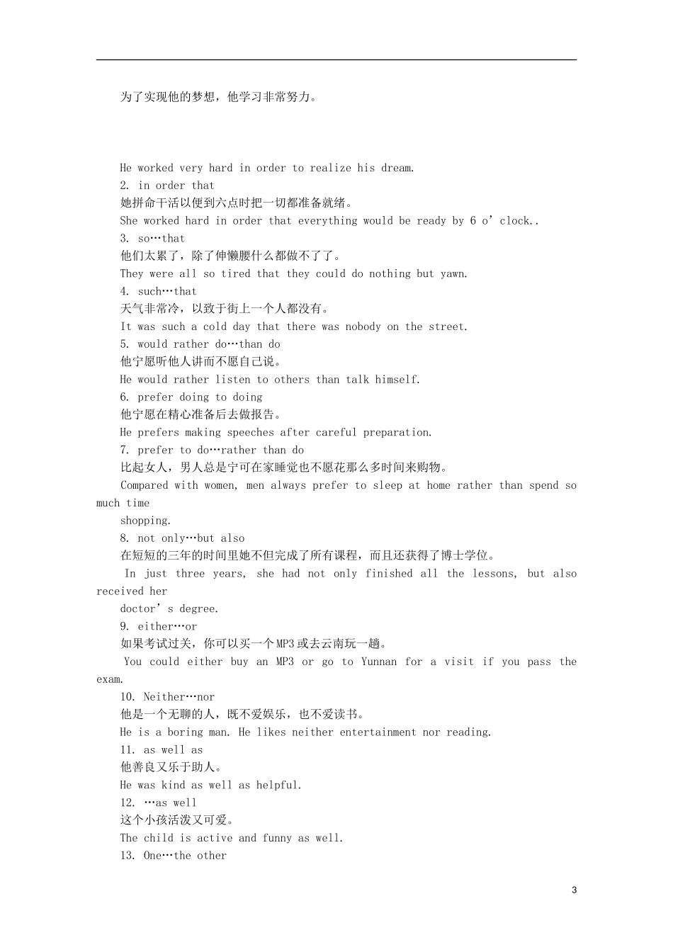 山西省2014高考英语二轮复习 作文炮制方法学案_第3页