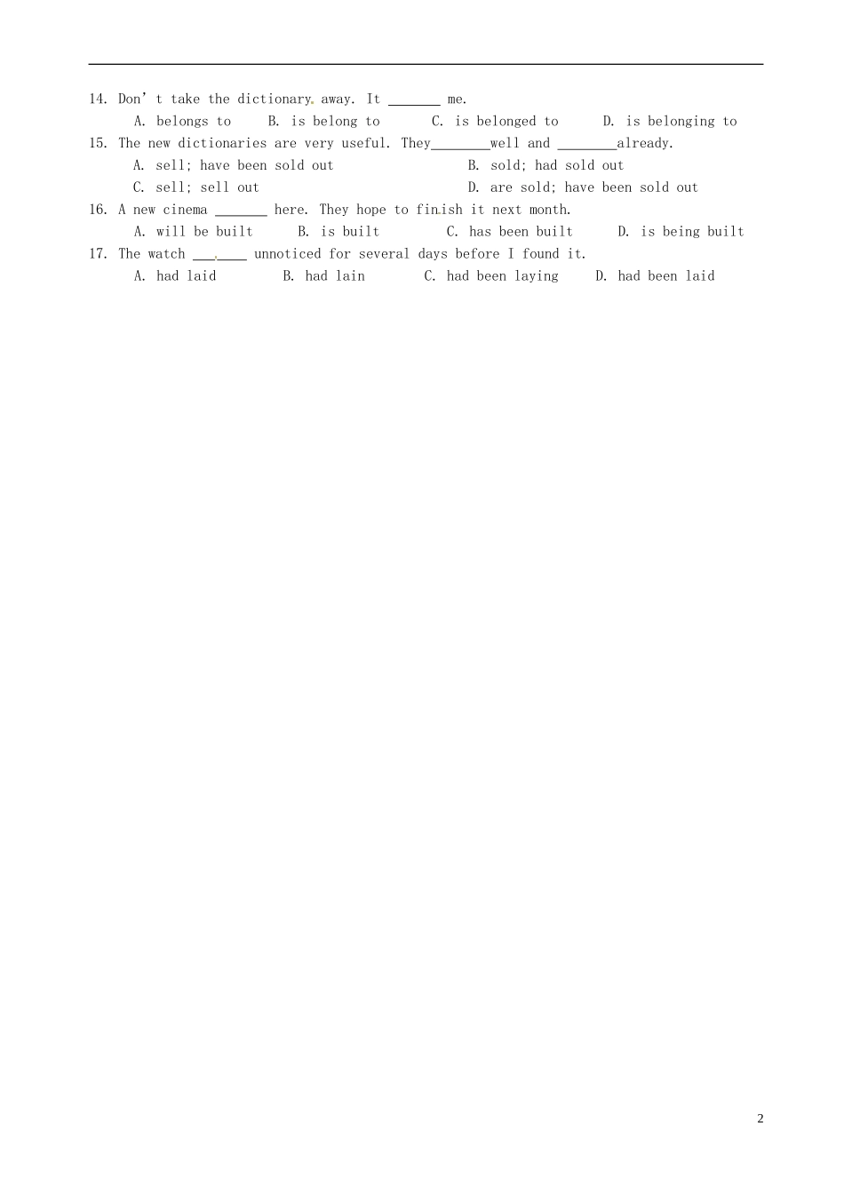 山西省原平市第一中学高二英语 Book5 Module 4 Carnival6导学案_第2页
