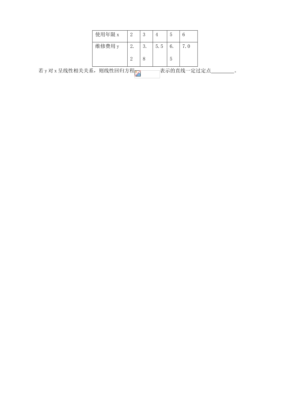 山西省芮城县风陵渡中学高中数学 2.3.1变量间的相关关系学案 新人教A版必修3 _第3页