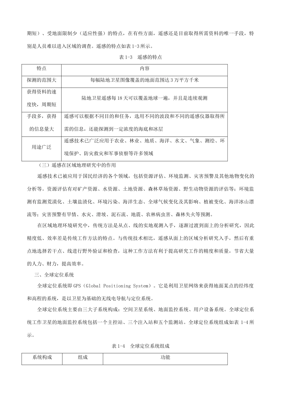山西省运城市康杰中学高中地理 1.2 地理信息技术在区域地理环境研究中的应用知识点剖析 新人教版必修3_第2页