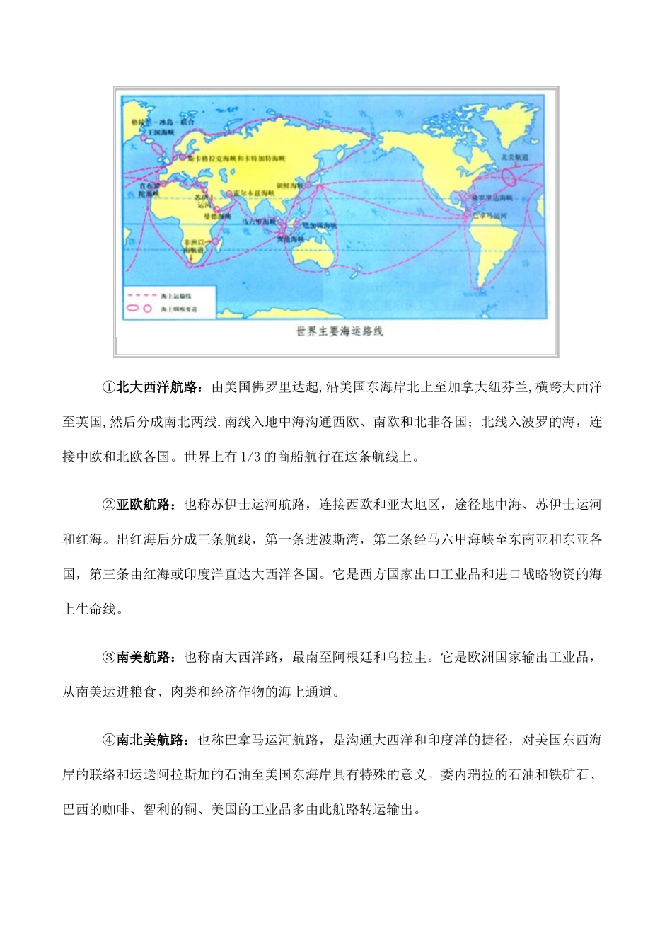 山西省运城市康杰中学高中地理 5.4 海洋空间的开发利用素材 新人教版选修2_第3页