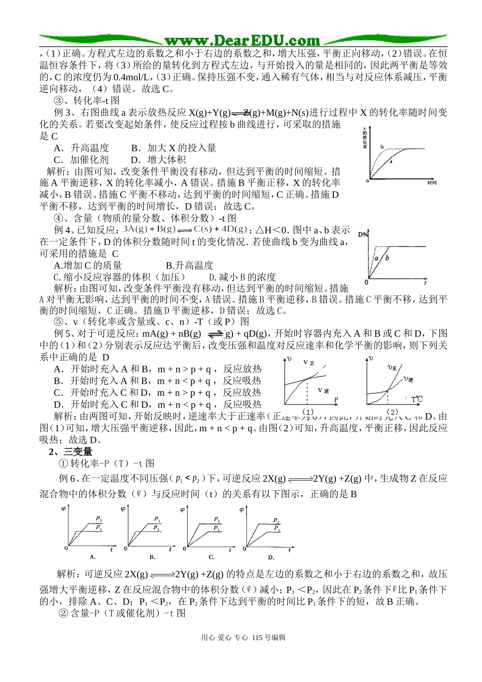 平衡中图像题分类解析_第2页