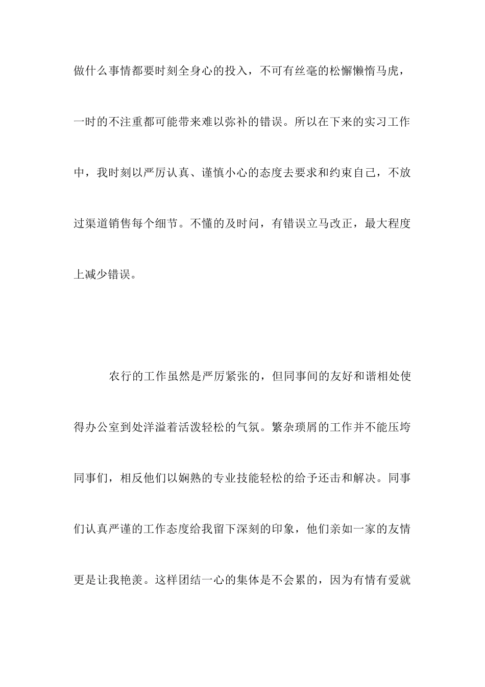 农行营销销售实习工作总结_第3页