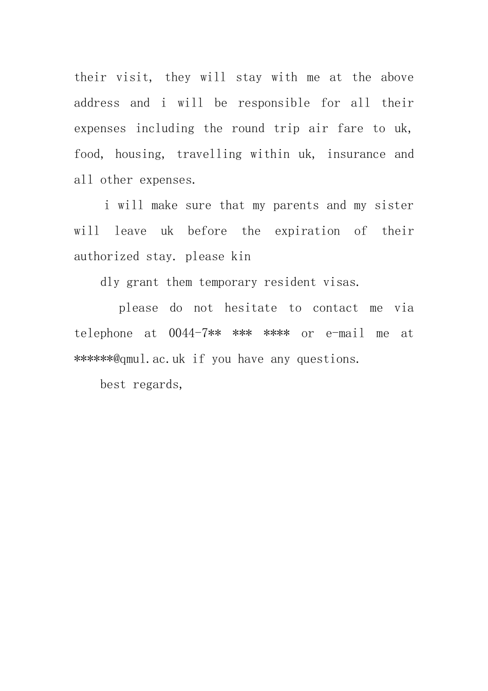 出国留学邀请函范文_第3页