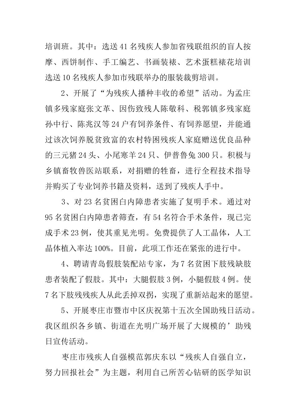 助残日活动总结3篇_第2页