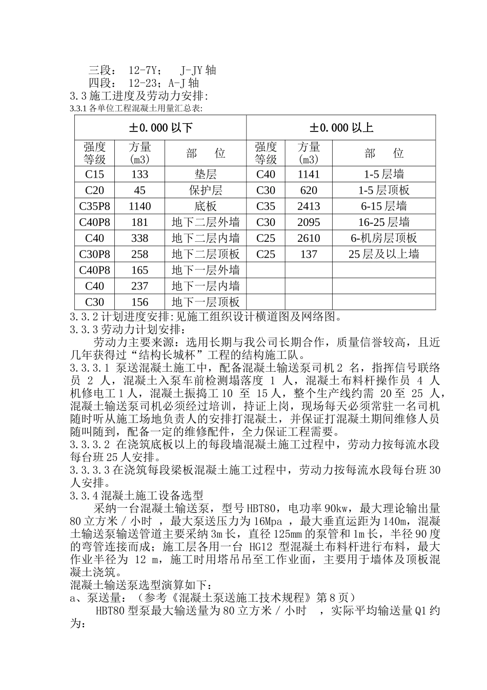 北京某住宅楼工程混凝土施工方案1_第3页