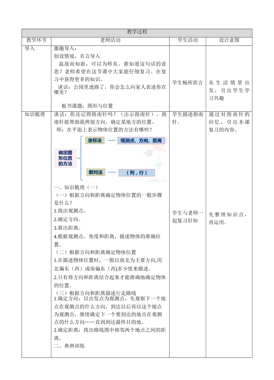 北师大版六下总复习图形与位置_第2页