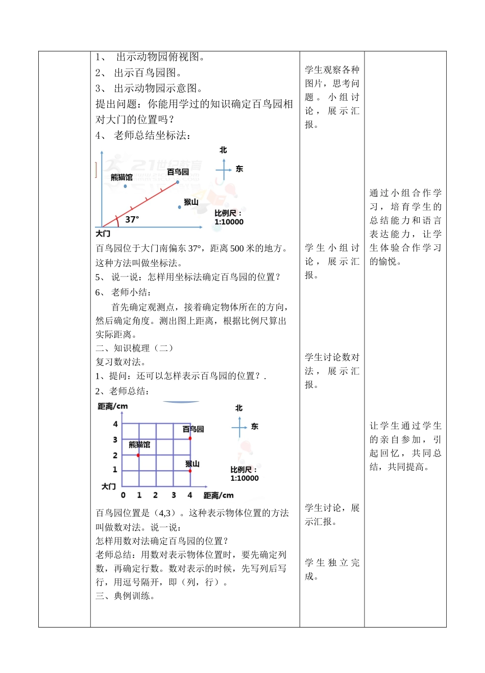 北师大版六下总复习图形与位置_第3页