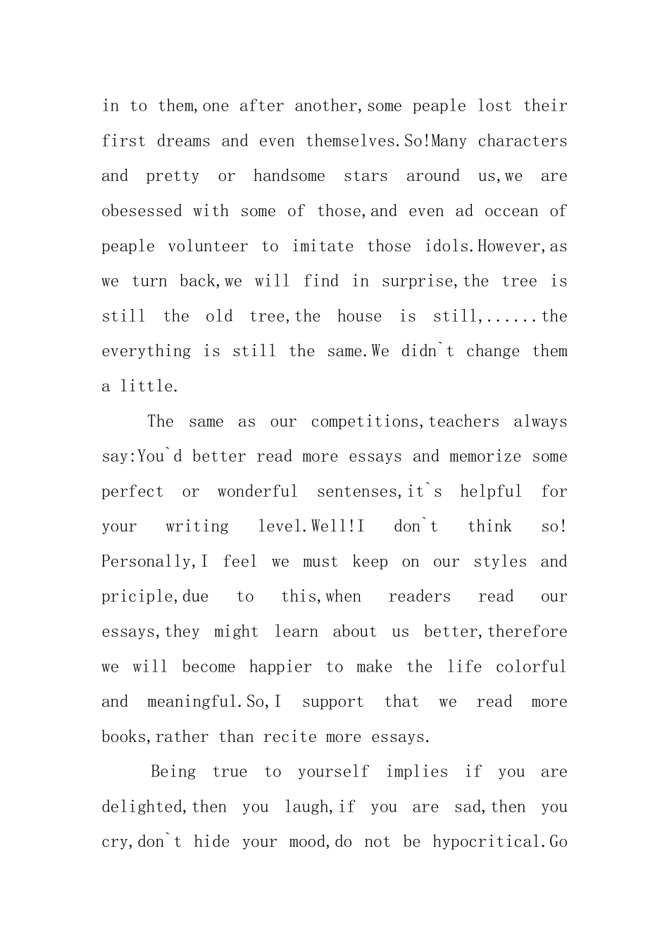 十分钟英语演讲稿：勇气Courage_第3页