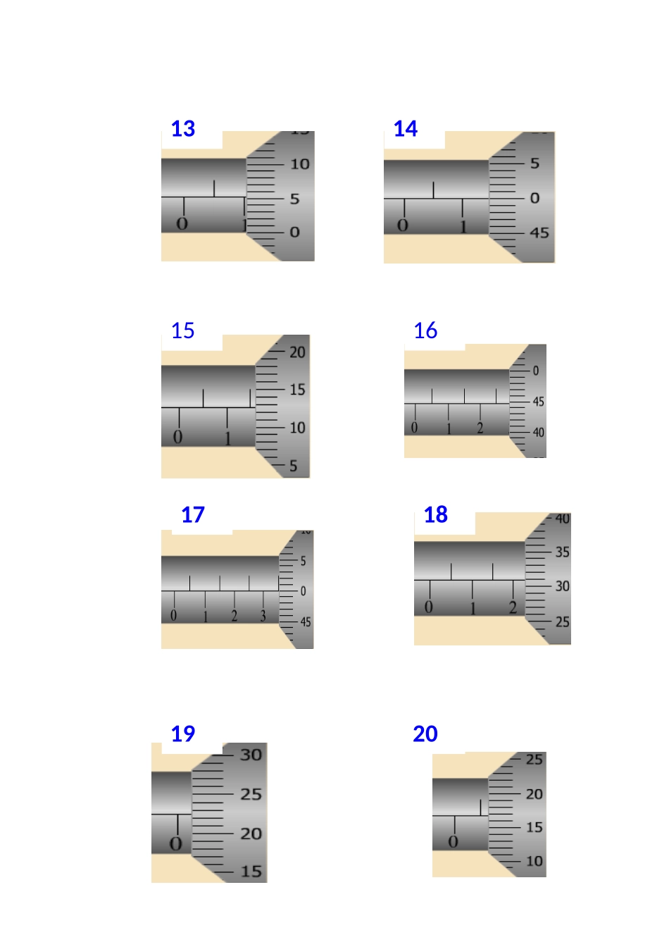 千分尺读数练习_第2页