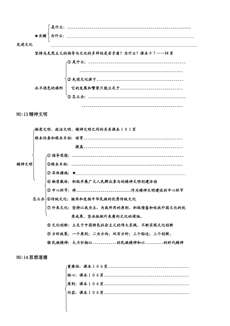 文化生活第四单元  发 展 先 进 文 化_第2页