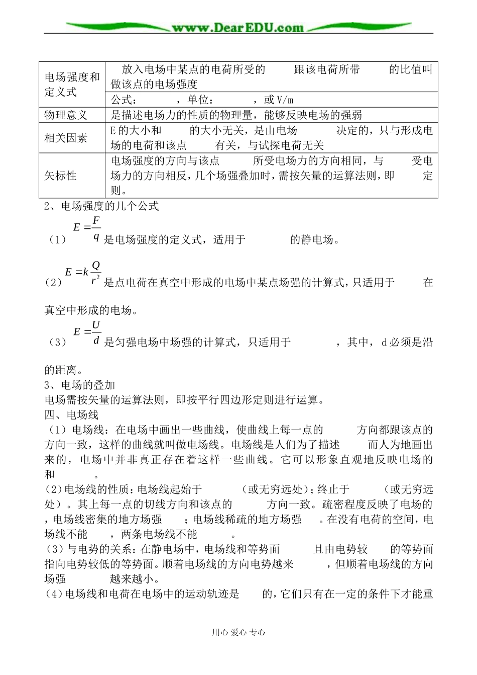 新人教版选修3-1高中物理电荷及其守恒定律 学案_第2页