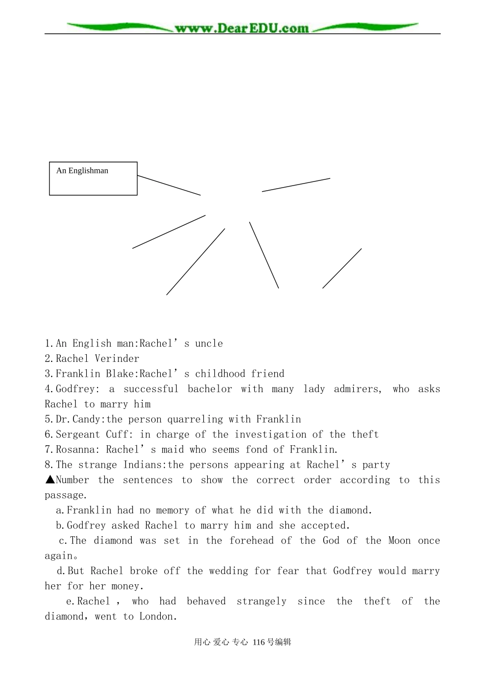 旧人教版第三册高中英语 Unit13  The mystery of the Moonstone 学案_第2页