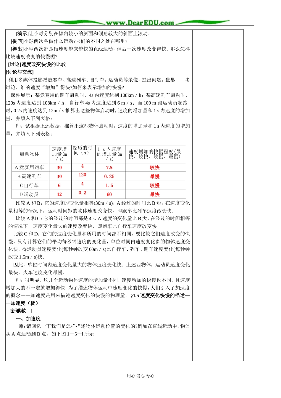 新人教版高中物理必修1速度变化快慢的描述——加速度_第2页