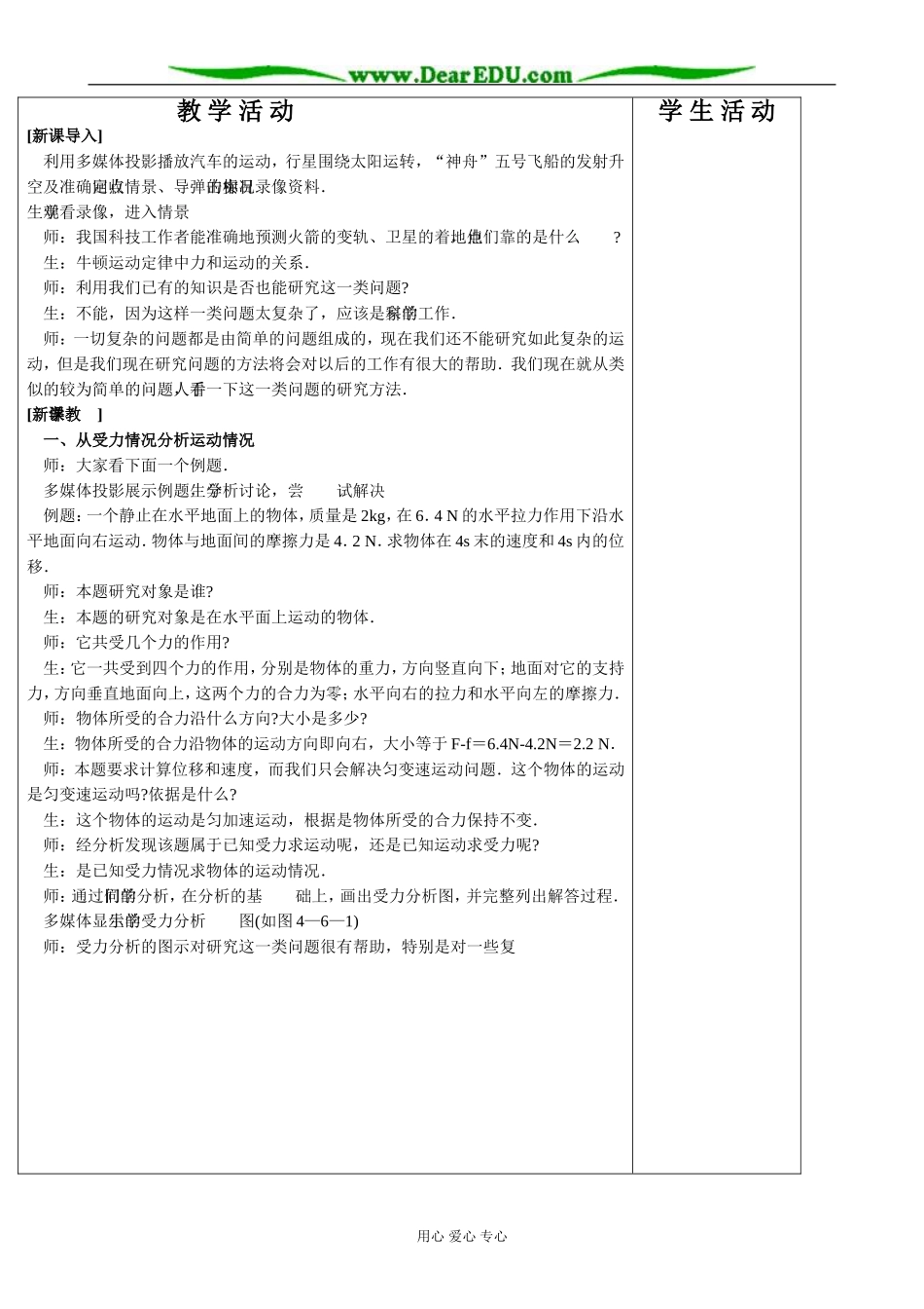 新人教版高中物理必修1用牛顿定律解决问题(一)_第3页
