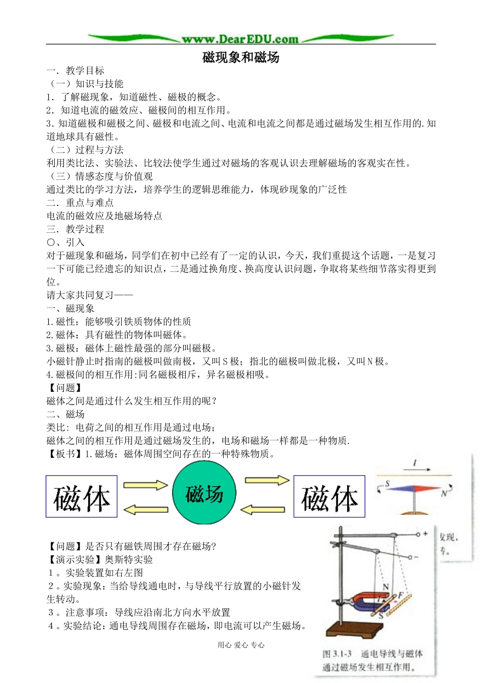 新人教版高中物理选修3-1磁现象和磁场1_第1页