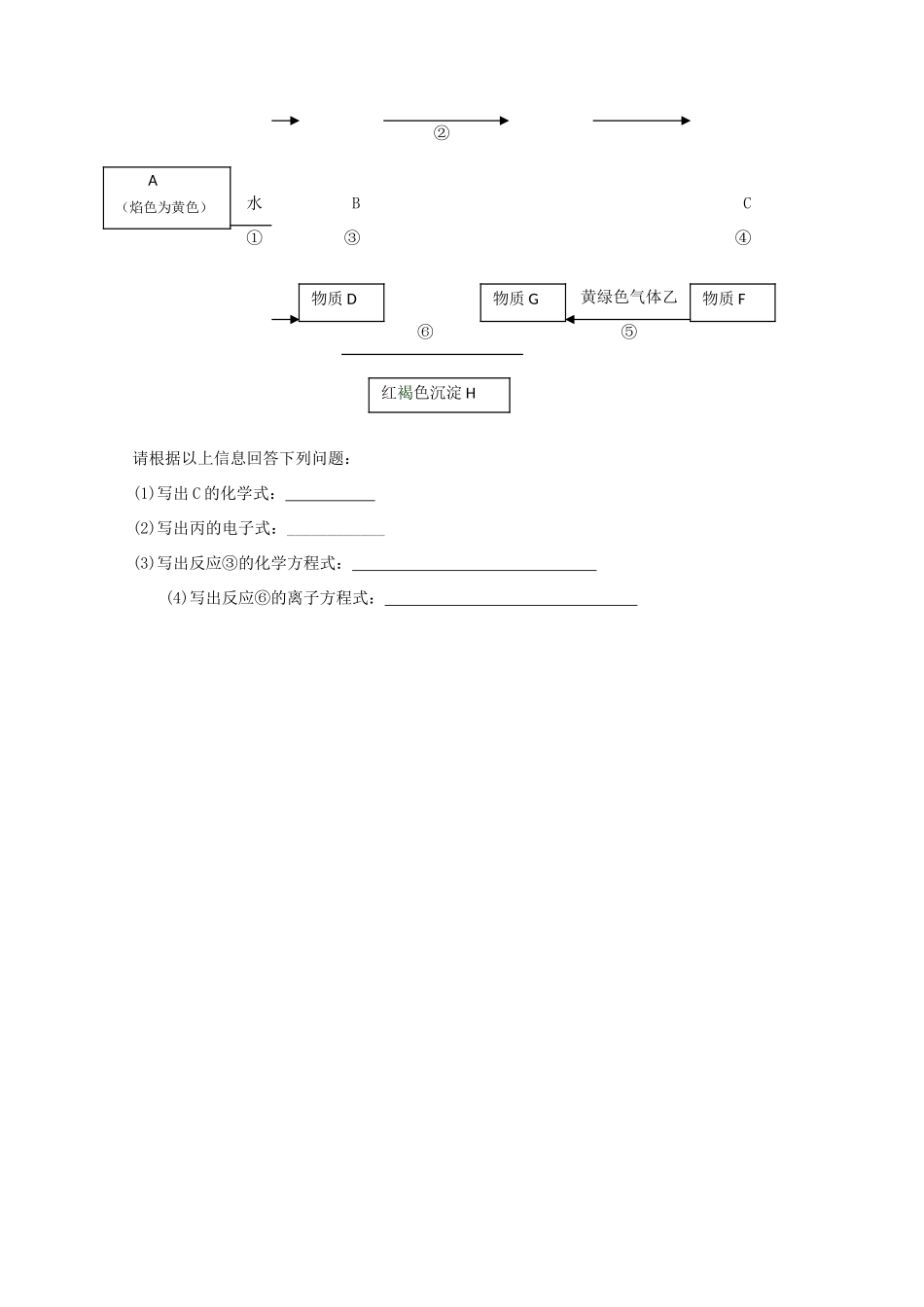 江苏省2012高二化学 9氯 学业水平复习学案_第3页