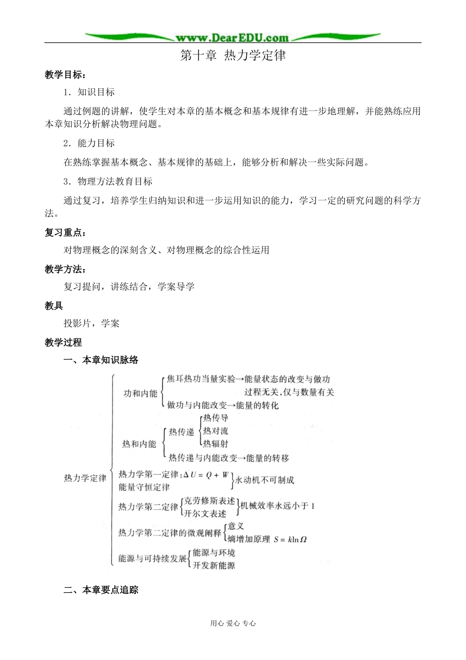新人教版高中物理选修3-3第十章 热力学定律_第1页