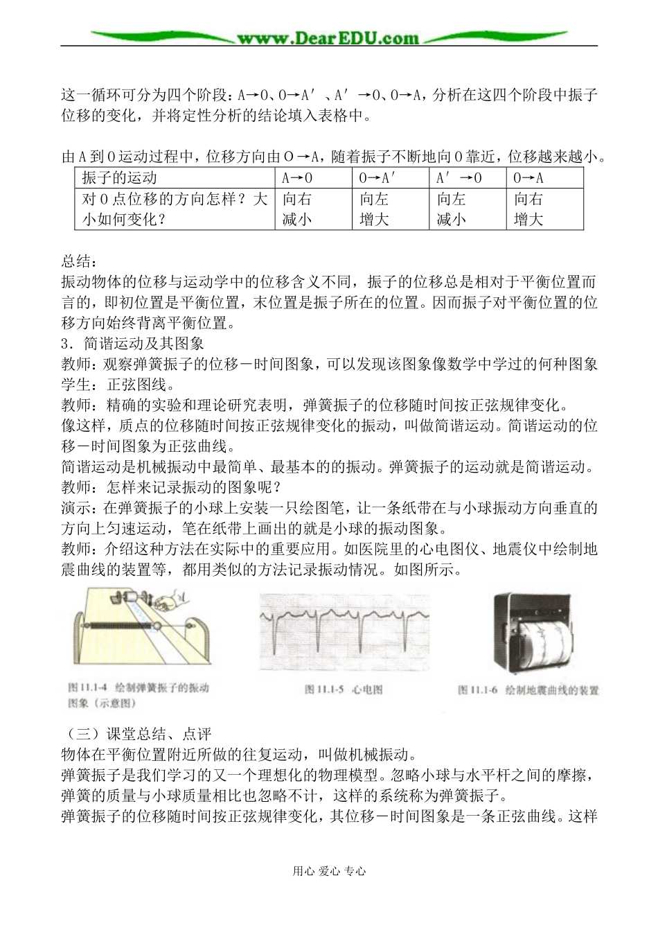 新人教版高中物理选修3-4简谐运动5_第3页