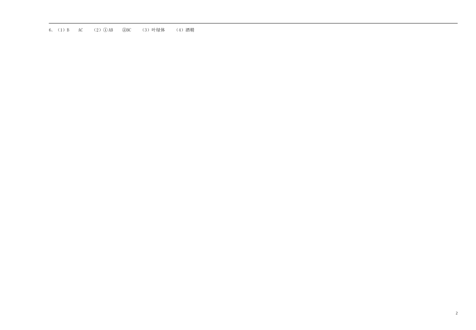 江苏省2013-2014学年高中生物 光合作用的认识过程学案 苏教版必修1_第2页