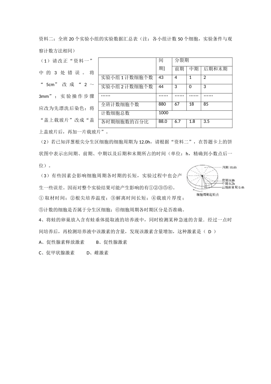 江苏省2010届高三生物实验专题教案（6）新人教版_第3页