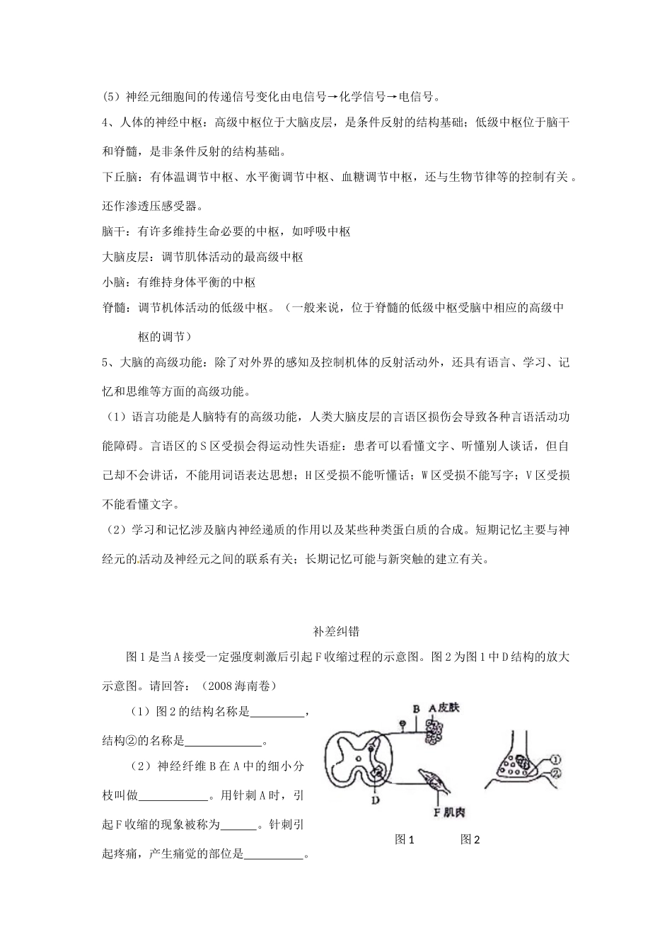 江苏省2013年栟茶中学高三生物考前赢分30天 第14天_第2页