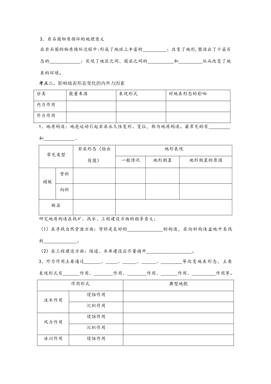 江苏省2012年高考地理一轮复习 自然环境中的物质运动和能量交换（1）导学案_第2页
