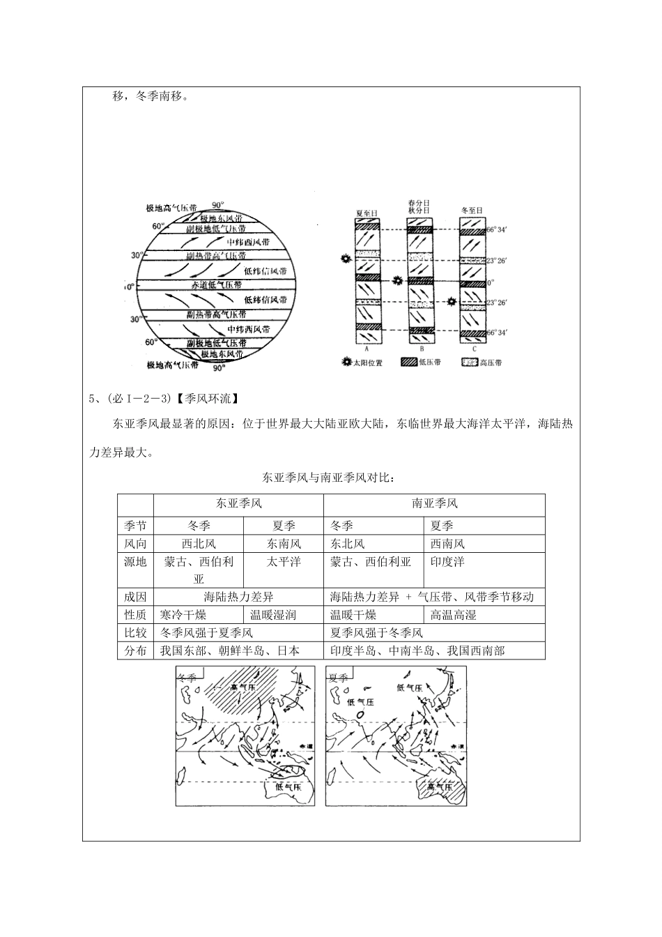 江苏省丹阳市2011高中地理 自然地理教学案（5）新人教版必修1_第2页
