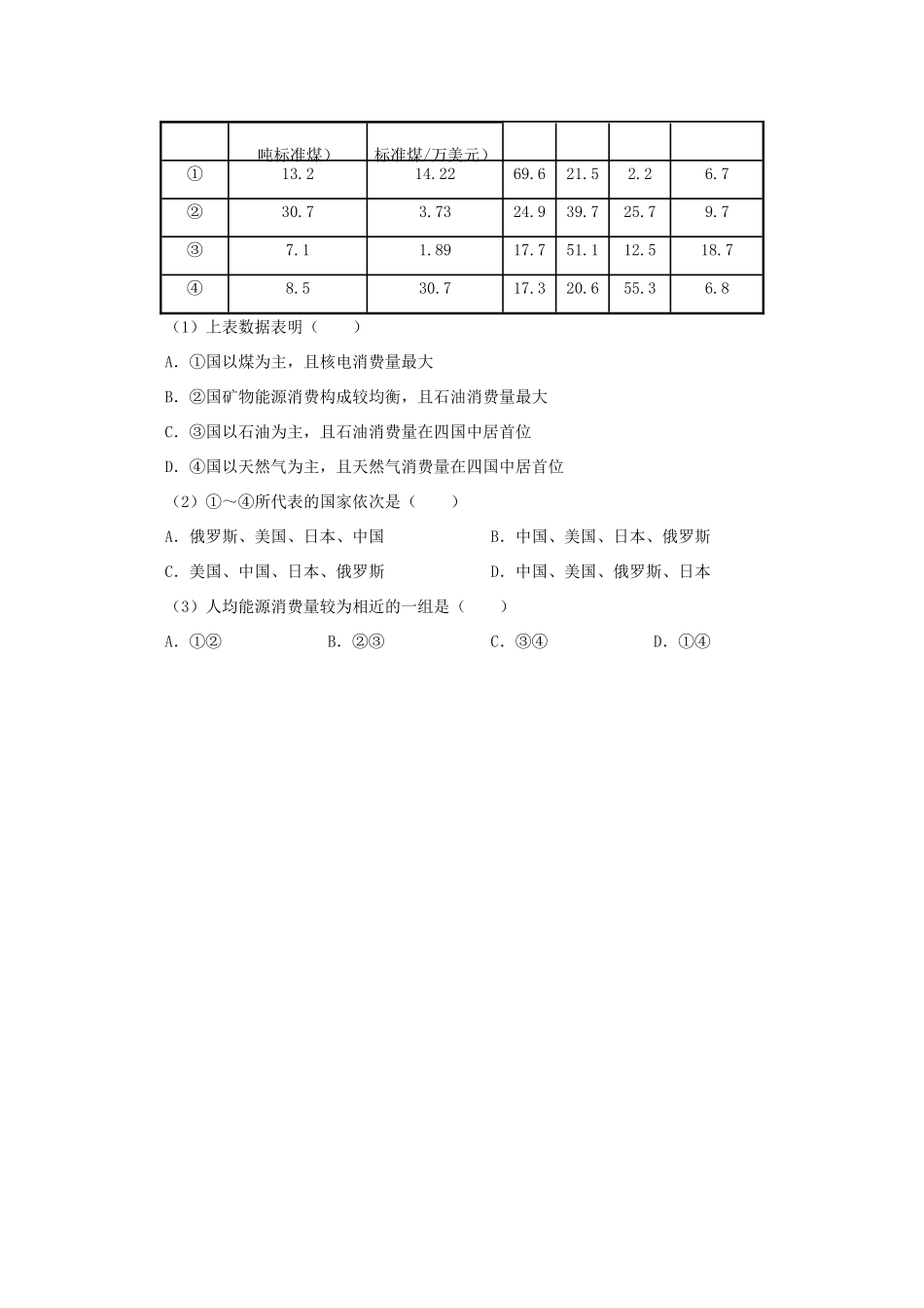 江苏省常州新桥中学高二地理学案 3.2 非可再生资源合理开发利用对策 选修6_第3页