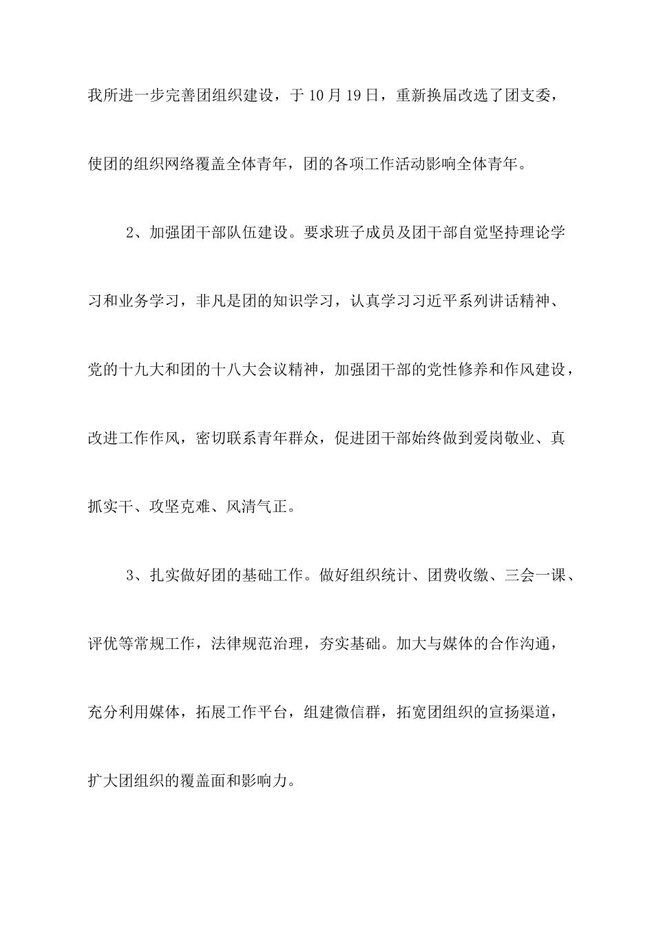 团支部年终心得总结范文_第3页
