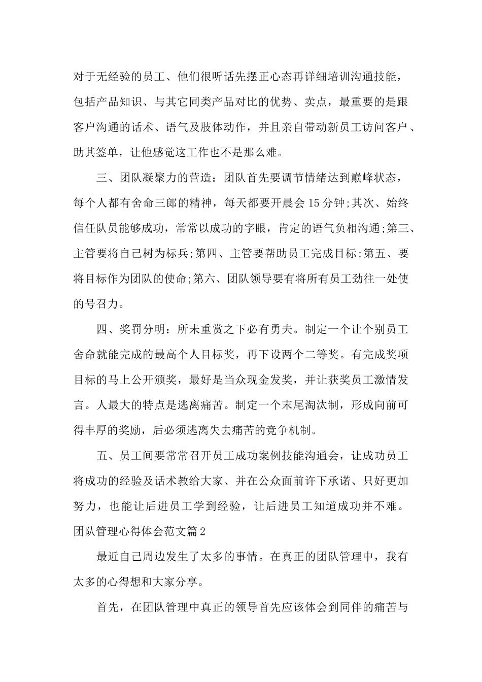 团队管理心得体会_第2页