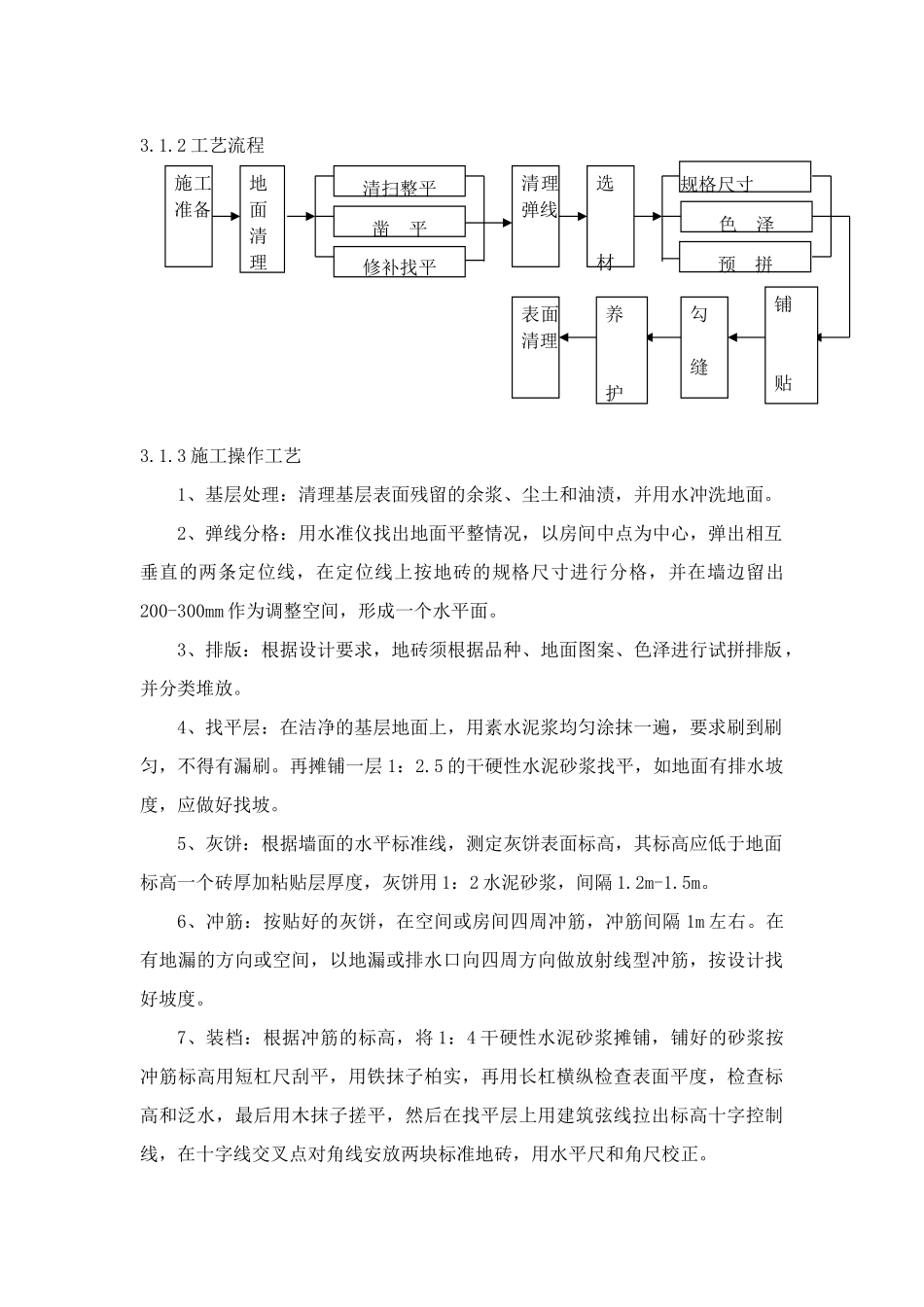 墙地砖施工方案_第2页