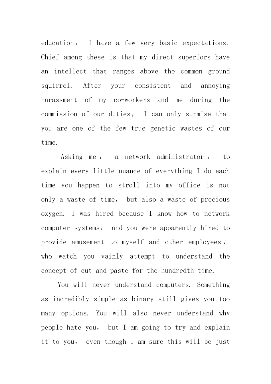 外企销售员工辞职申请书_第2页