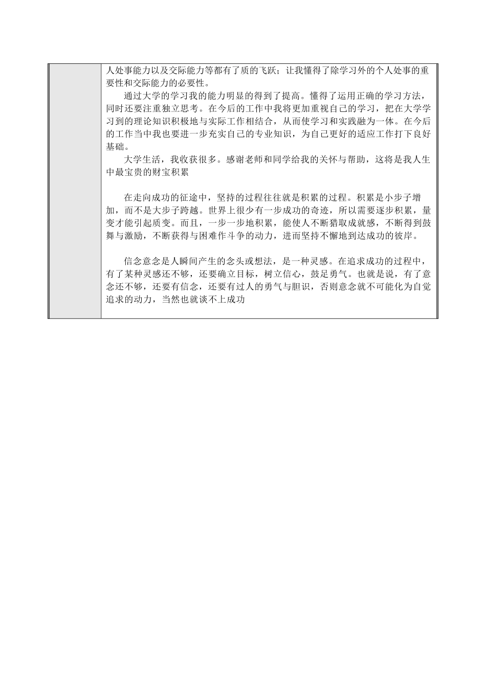 大学毕业生简历_第2页