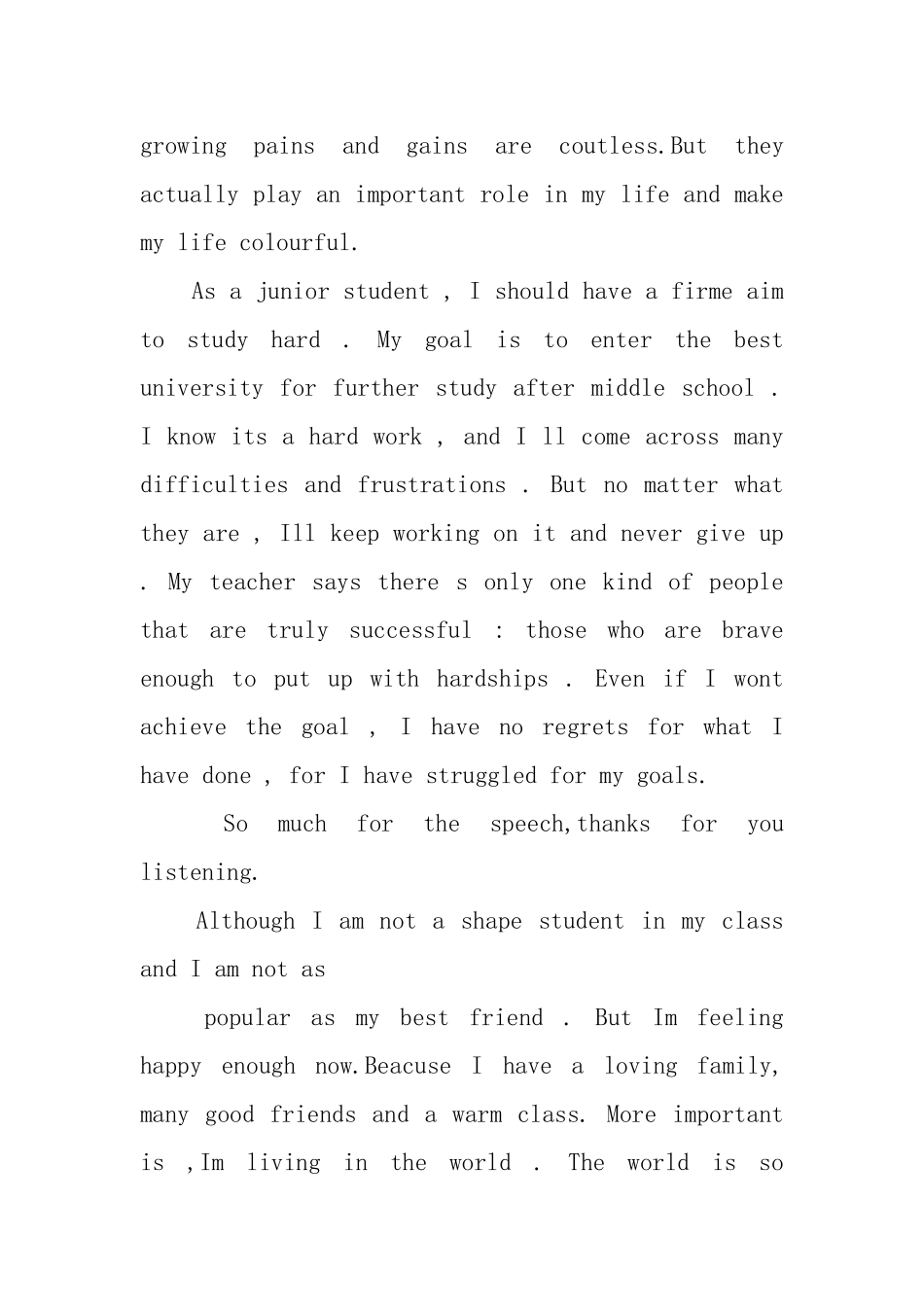 大学生优秀英语演讲稿范文你想现在就拥有吗_第2页