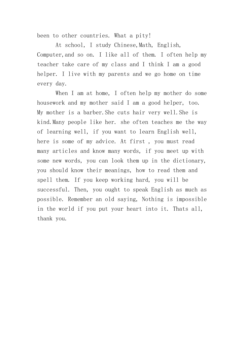 大学生英文演讲比赛自我介绍_第3页