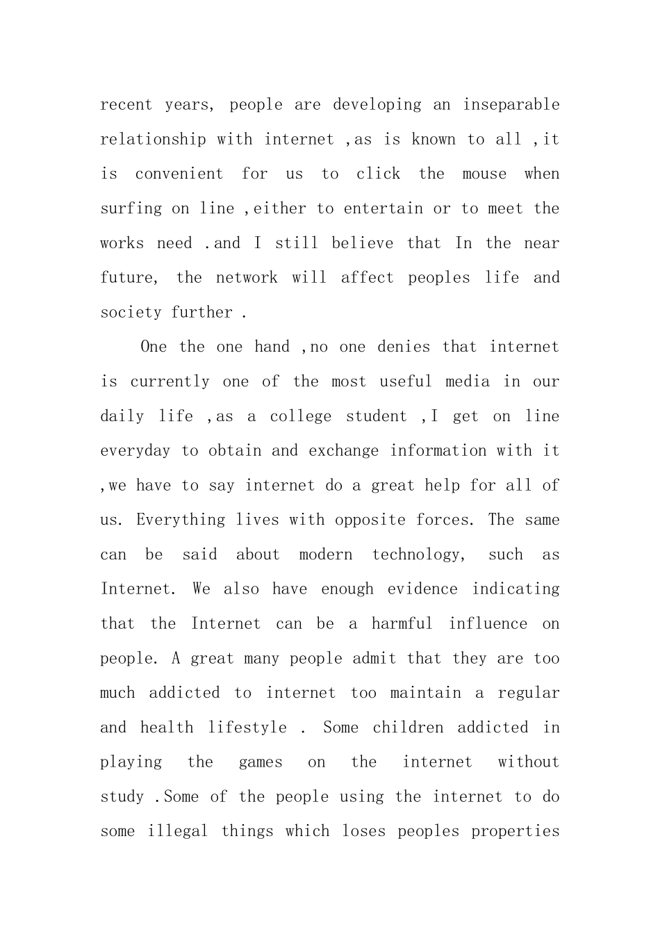 大学生英语优秀演讲稿3分钟4篇_第3页