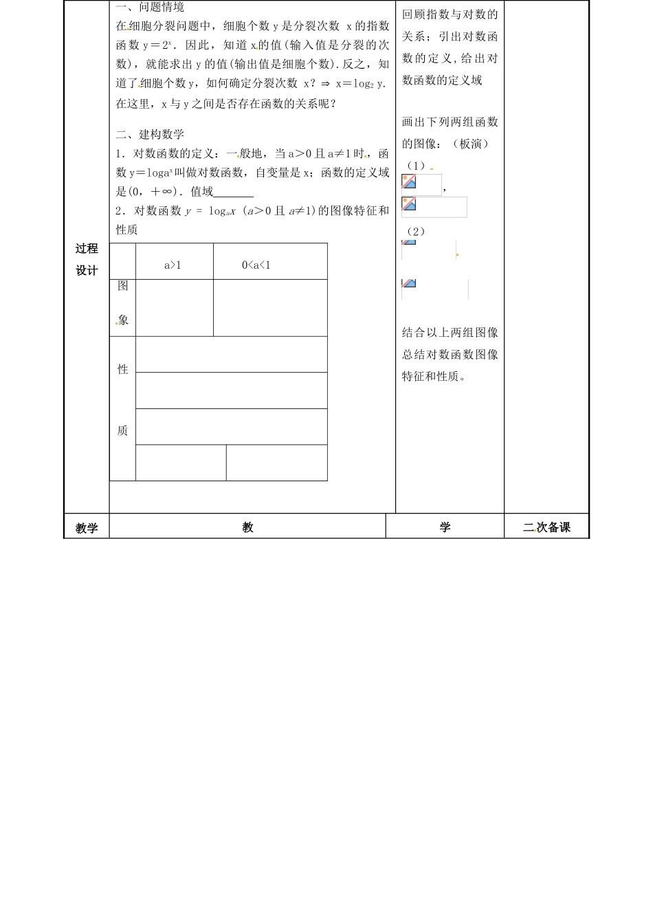 江苏省徐州市高一数学《3.2.1 对数（1）》学案2_第2页
