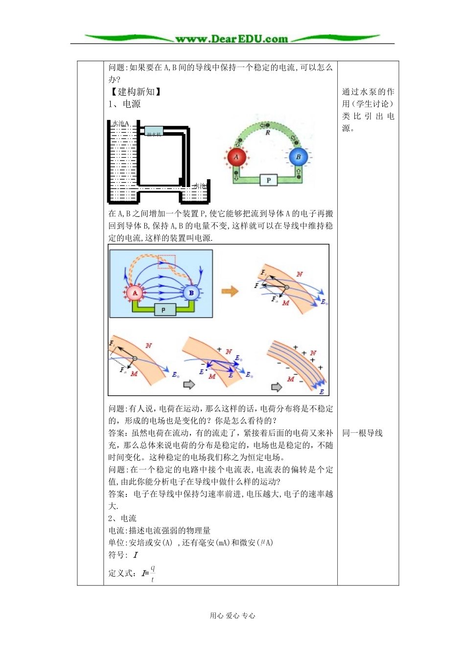 江苏省淮阴中学教育集团北京路中学教学案恒定电流1_第2页