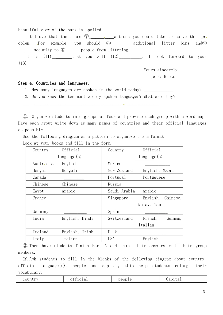 江苏省徐州市王杰中学高中英语 unit2word power导学案 新人教版必修3_第3页