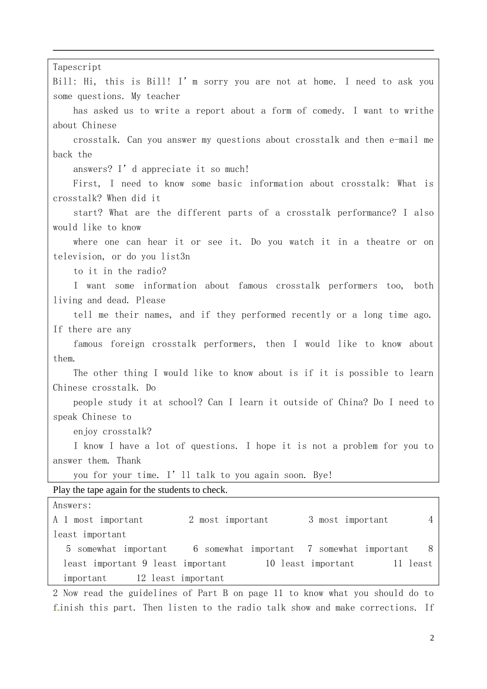江苏省淮安中学II部高二英语 M6U1 Task导学案 牛津译林版_第2页