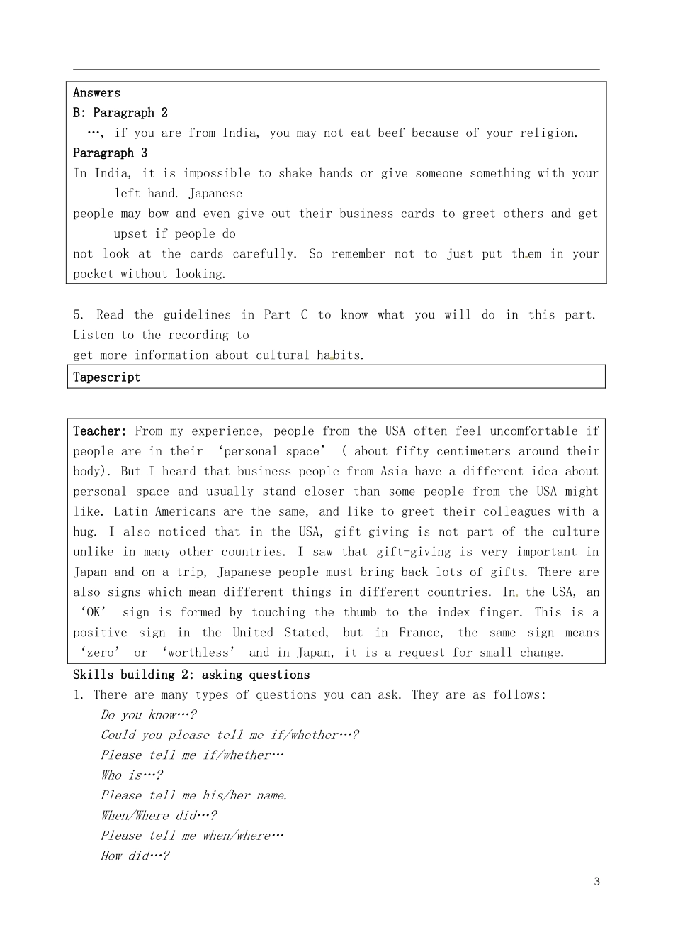 江苏省淮安中学II部高二英语 M6U3 Task导学案 牛津译林版_第3页