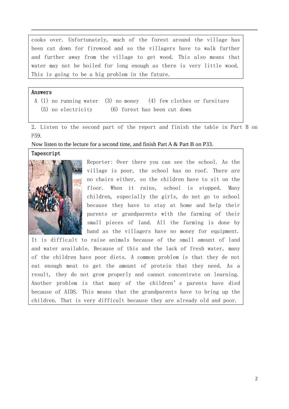 江苏省淮安中学II部高二英语 M6U4 Task导学案 牛津译林版_第2页