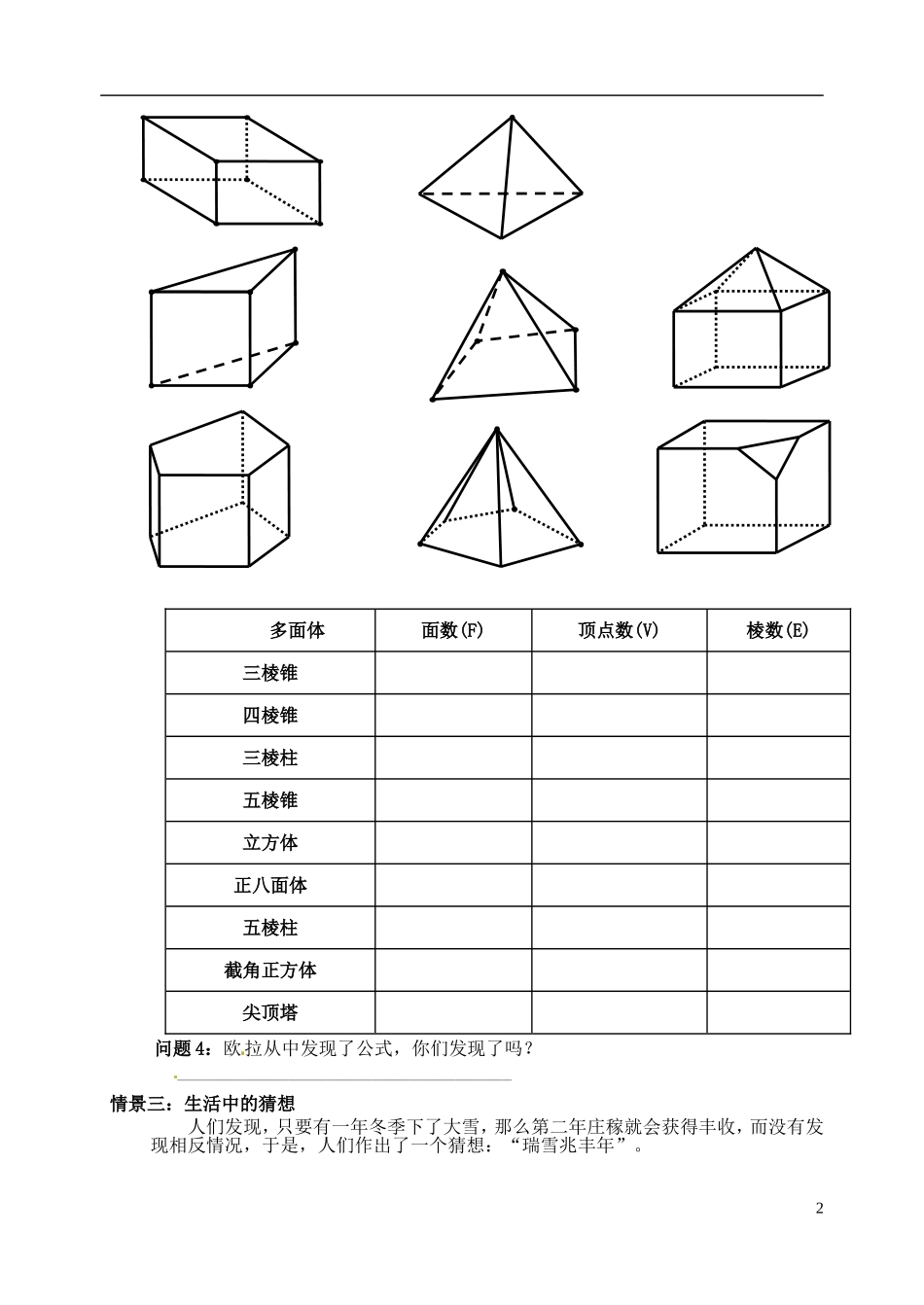 江苏省泰兴市第三高级中学高二数学 基于问题的合情推理导学案1 理_第2页