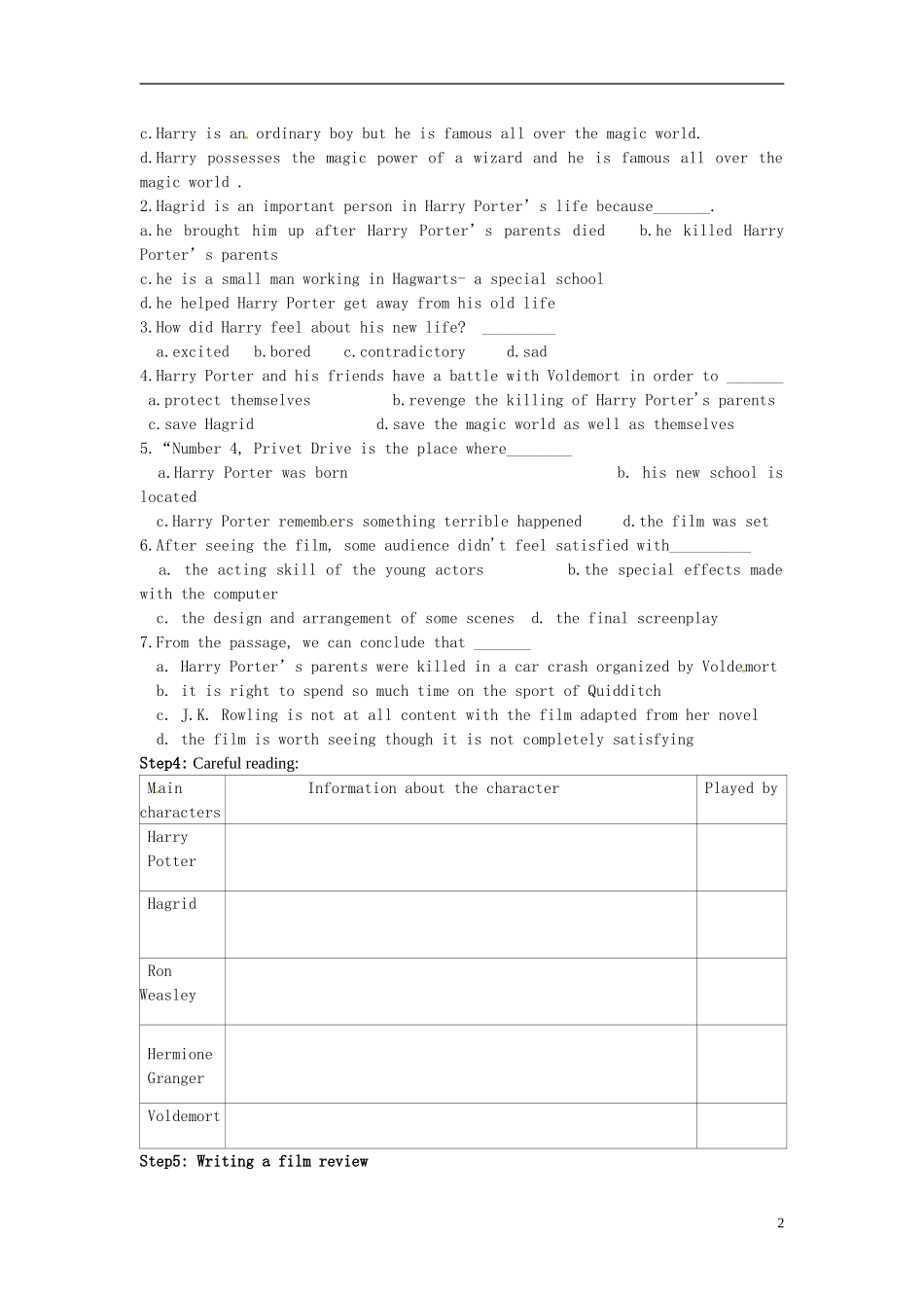 江苏省赣榆县厉庄高级中学高二英语《Unit4 Living with technology》导学案2_第2页