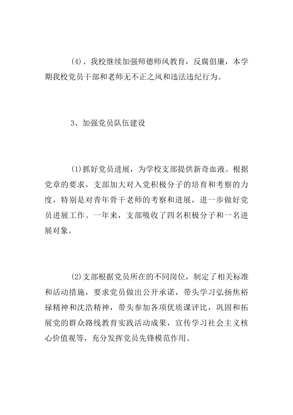 学校党支部党建述职报告2025_第3页