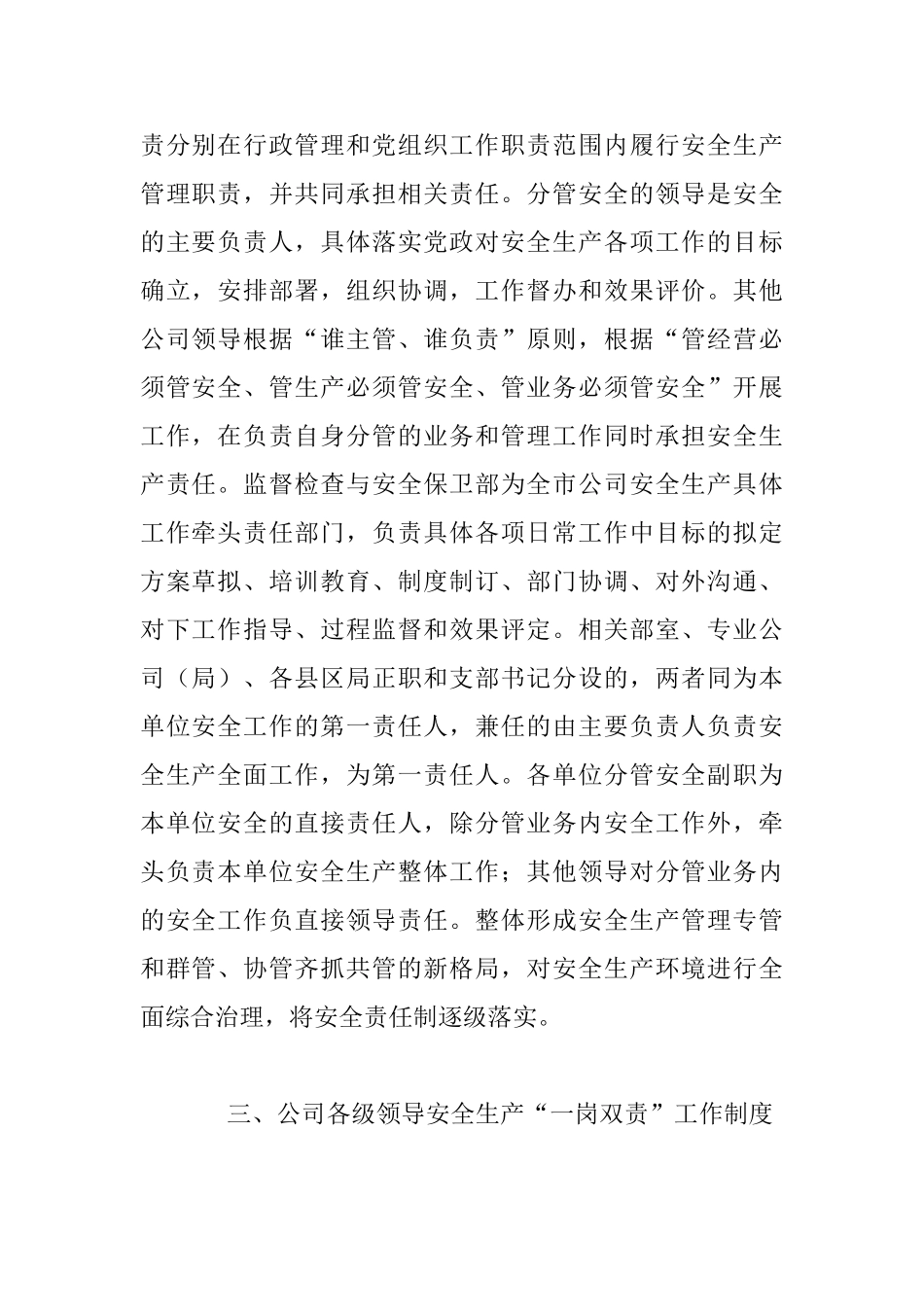 安全生产“党政同责一岗双责齐抓共管”工作制度_第2页