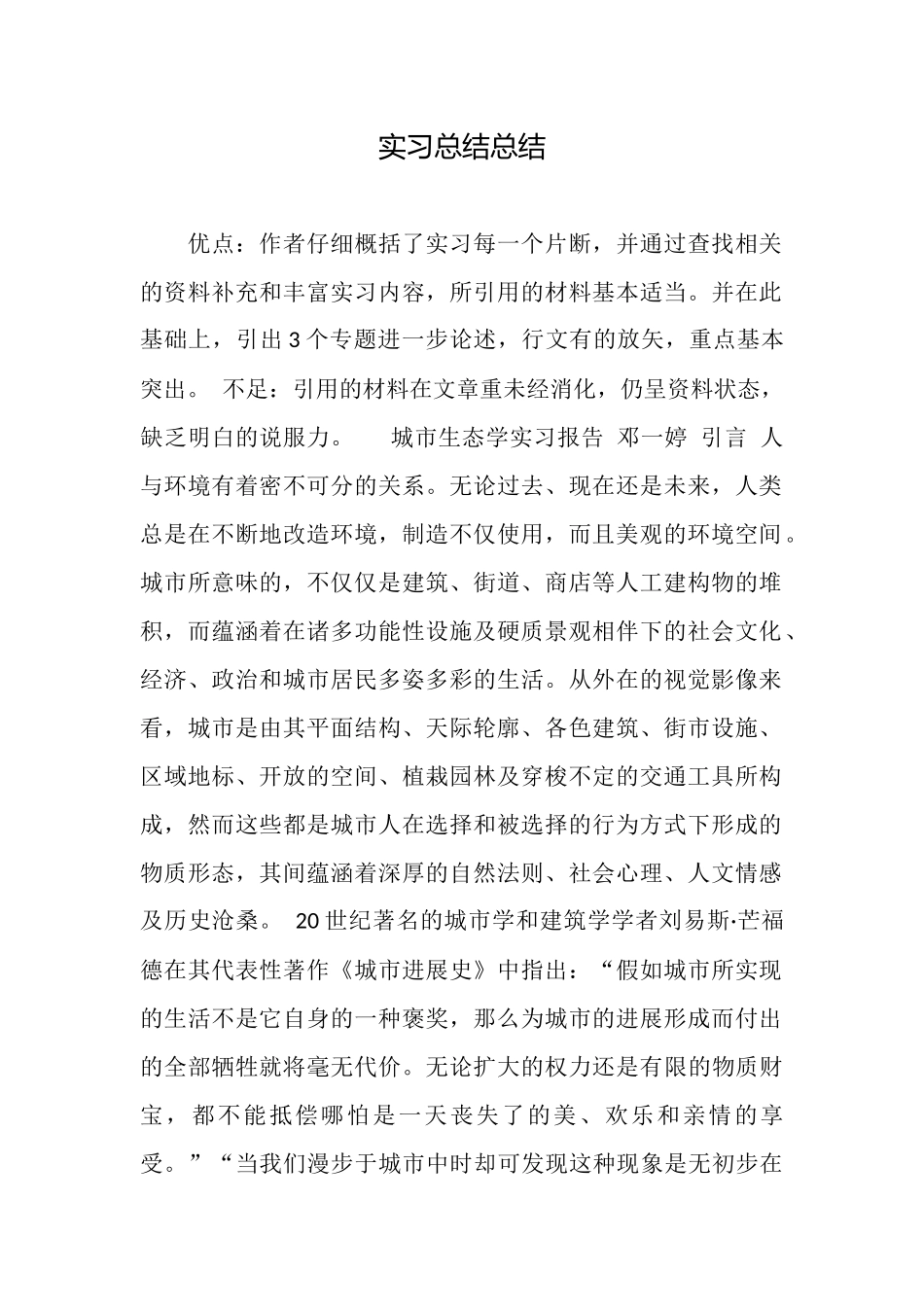 实习总结总结_第1页