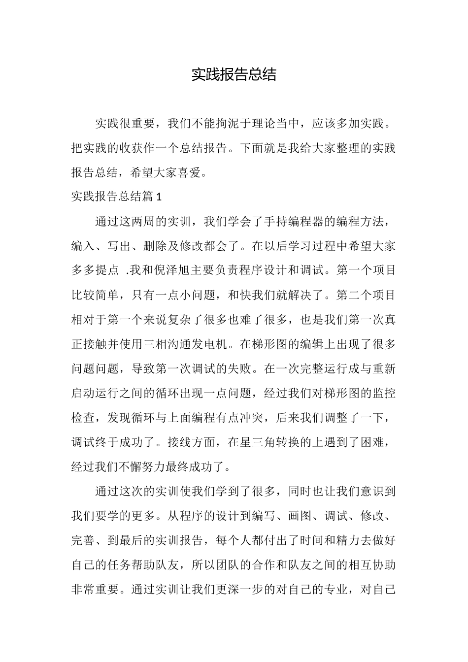 实践报告总结_第1页
